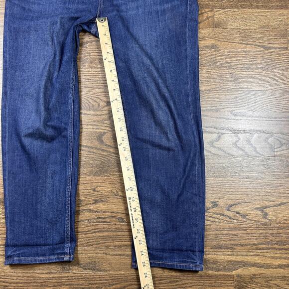 Chicos Boyfriend Ankle Jeans Womens 8R 1R Blue Mid Rise Stretch Denim Pants - Picture 7 of 10